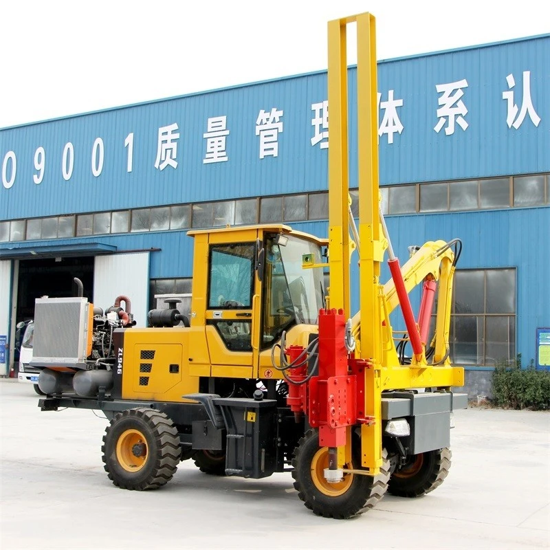 Highway Wave Guardrail Pile Driver factory
